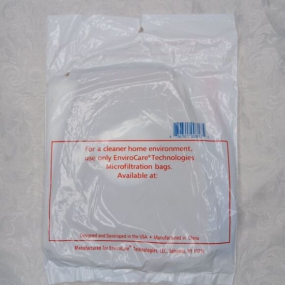 EnviroCare Replacement Vacuum Cleaner Dust Bags Eureka Type C Canisters 3 pack - Picture 2 of 2
